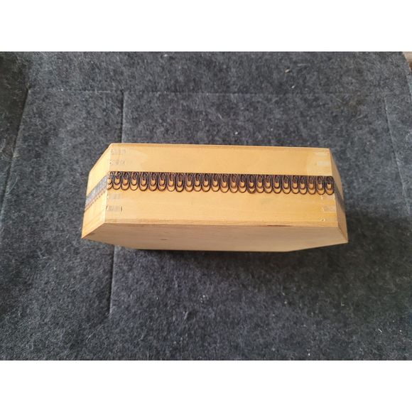 Vintage wooden box Pyrography box, Memory Box, handmade wooden box - Picture 2 of 4